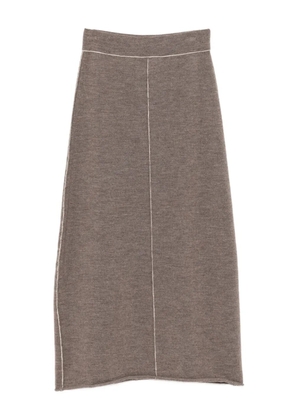 Lauren Manoogian stitch skirt - Grey