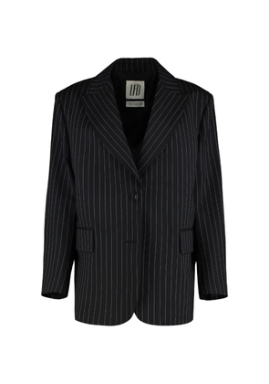 Les Filles d'Eva peak-lapel blazer - Black