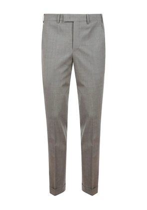 PT Torino cuffed wool trousers - Grey