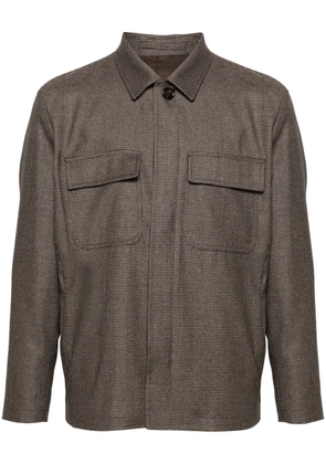 Lardini houndstooth jacket - Brown