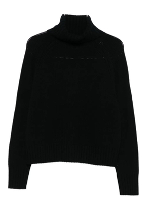 Allude high-neck sweater - Black