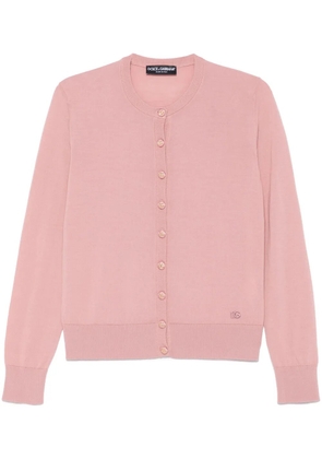 Dolce & Gabbana DNA virgin-wool cardigan - Pink