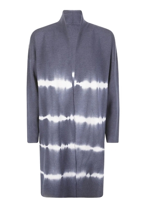 Archivio B tie-dye print coat - Blue