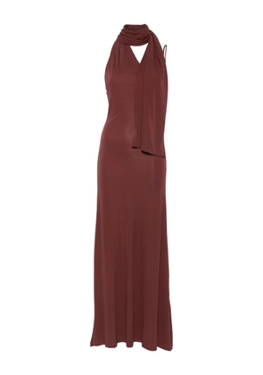 Aya Muse halterneck maxi dress - Red