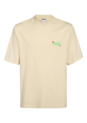 COUNTY OF MILAN solstice sun-graphic T-shirt - Neutrals