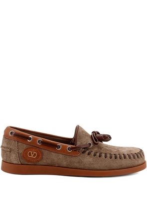 Valentino Garavani tassel-embellished loafers - Brown