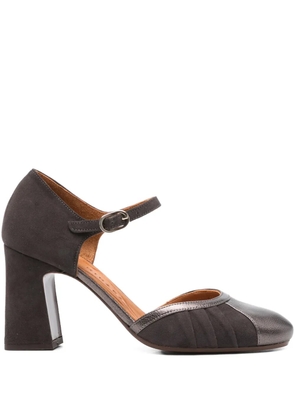 Chie Mihara 80mm block-heel pumps - Grey