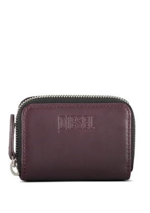 Diesel embossed zip wallet - Purple