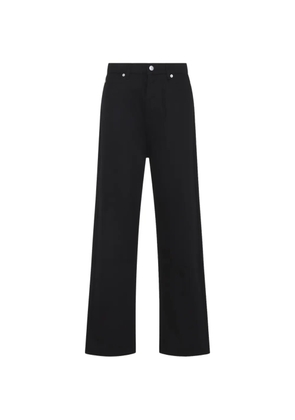 Studio Nicholson buttoned wide-leg jeans - Black