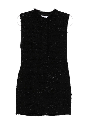 IRO tweed sleeveless mini dress - Black