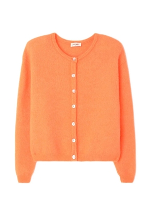 American Vintage buttoned ribbed cardigan - Orange