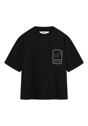 ROUGH. Olive Emblem T-shirt - Black