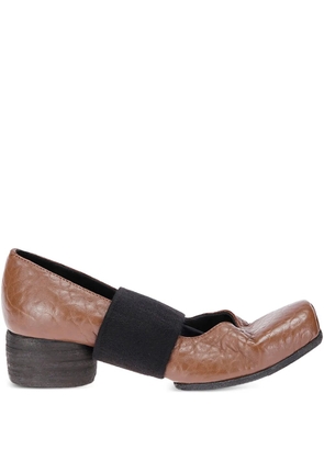 Uma Wang leather pumps - Brown