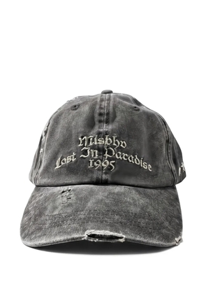 MISBHV embroidered distressed cap - Grey