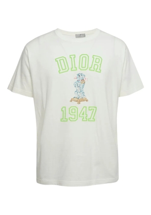 Christian Dior Pre-Owned graphic-print crew-neckT-shirt - Neutrals