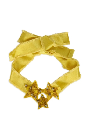 RED(V) star embellished necklace - Yellow