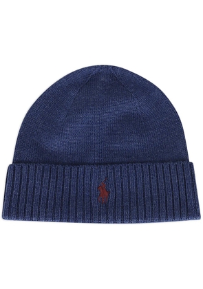 Polo Ralph Lauren Polo Pony wool beanie - Blue