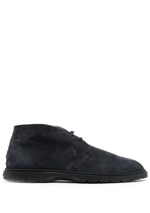 Tod's suede desert boots - Blue