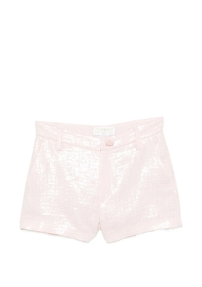 Genny sequin-embellished shorts - Pink