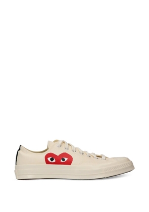 Comme Des Garçons x Converse Play Chuck Taylor'70 print cap-toe sneakers - Neutrals