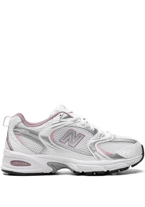 New Balance 530 'White/Silver Metalic/Ice Wine/Mid Century Pin' sneakers