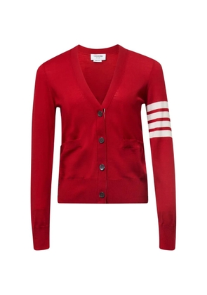 Thom Browne V-neck cardigan - Red
