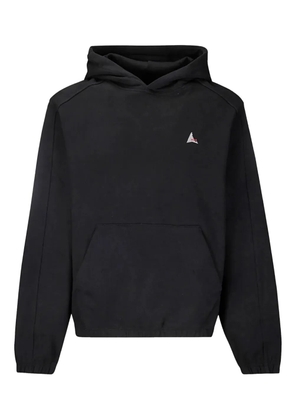 ROA logo-print hoodie - Black