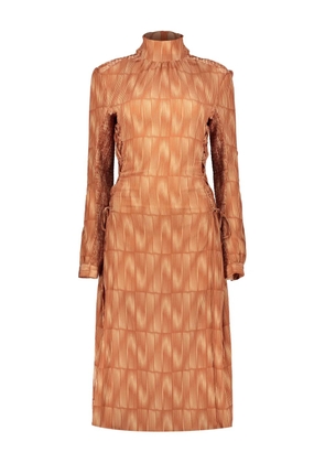 Low Classic printed dress - Brown