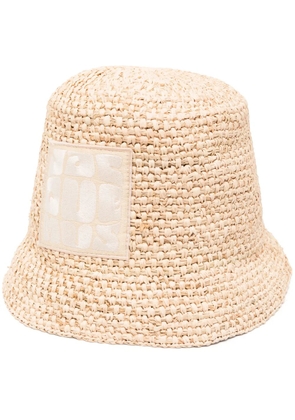 Jacquemus Le Bob Ficiu bucket hat - Neutrals