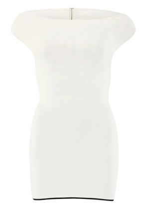 Jacquemus La Mini Robe Maille Noiva dress - White