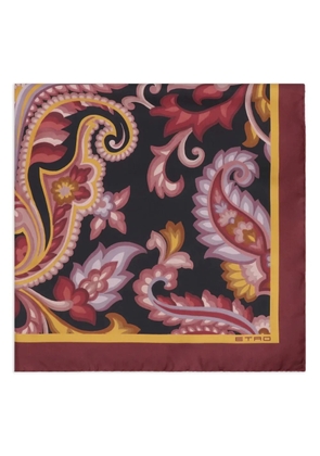 ETRO paisley-print silk scarf - Black