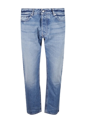 ICON DENIM Josh buttoned straight-leg jeans - Blue