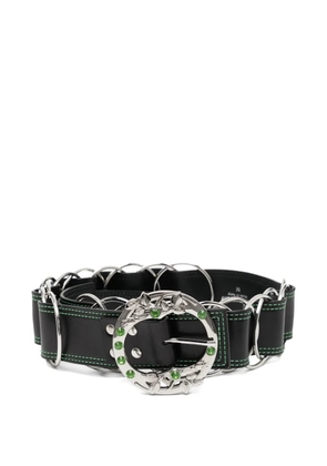 Chopova Lowena crystal-embellished belt - Black