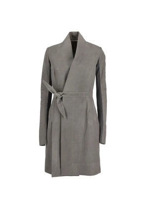 Rick Owens Vintage 2009 V-neck belted coat - Grey