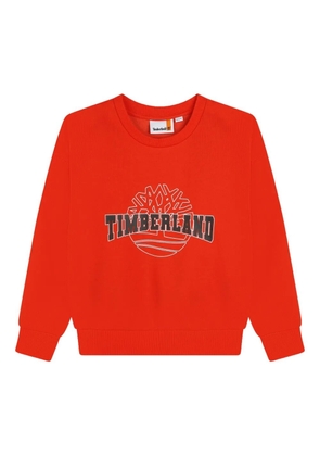 Timberland Kids logo-print sweatshirt - Red