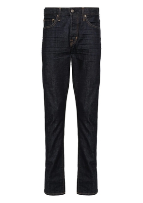 TOM FORD logo-patch slim-fit jeans - Blue