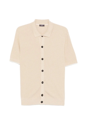 Peserico knitted polo shirt - Brown