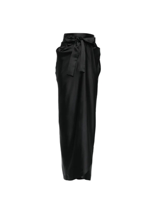 Vivienne Westwood Kendall tie wrap maxi skirt - Black