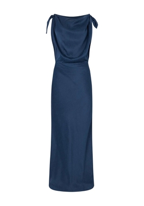 Roberto Cavalli silk midi dress - Blue