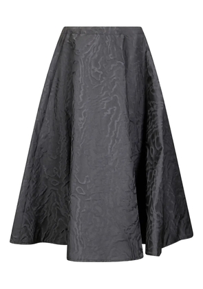 Stefano Mortari textured-effect midi skirt - Black