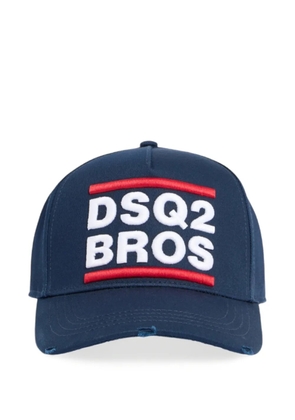 DSQUARED2 logo-embroidered baseball cap - Blue