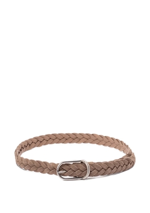 Brunello Cucinelli braided belt - Brown