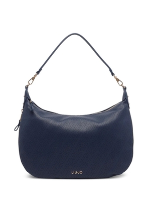 LIU JO logo zip shoulder bag - Blue