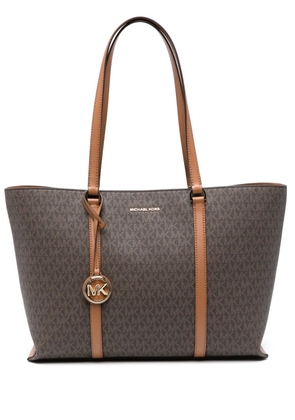 Michael Michael Kors logo-print tote bag - Brown