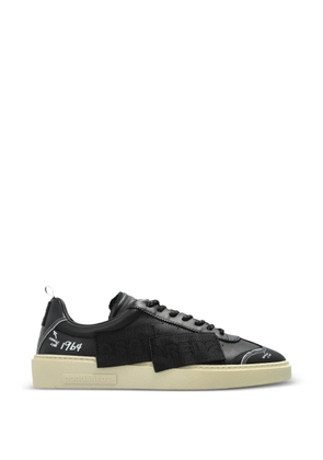 DSQUARED2 Rider logo-patch sneakers - Black