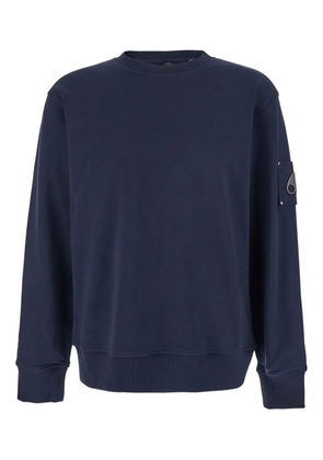 Moose Knuckles logo-appliqué sweatshirt - Blue