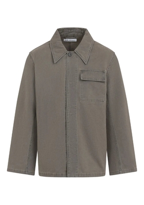 OUR LEGACY Dutch button-fastening pocket overshirt - Grey
