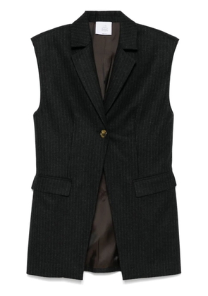 LE SULLY STUDIO pinstriped gilet - Grey