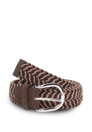 Orciani braided belt - Brown