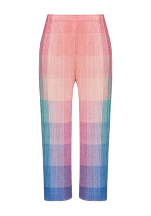 Pleats Please Issey Miyake pleated trousers - Pink